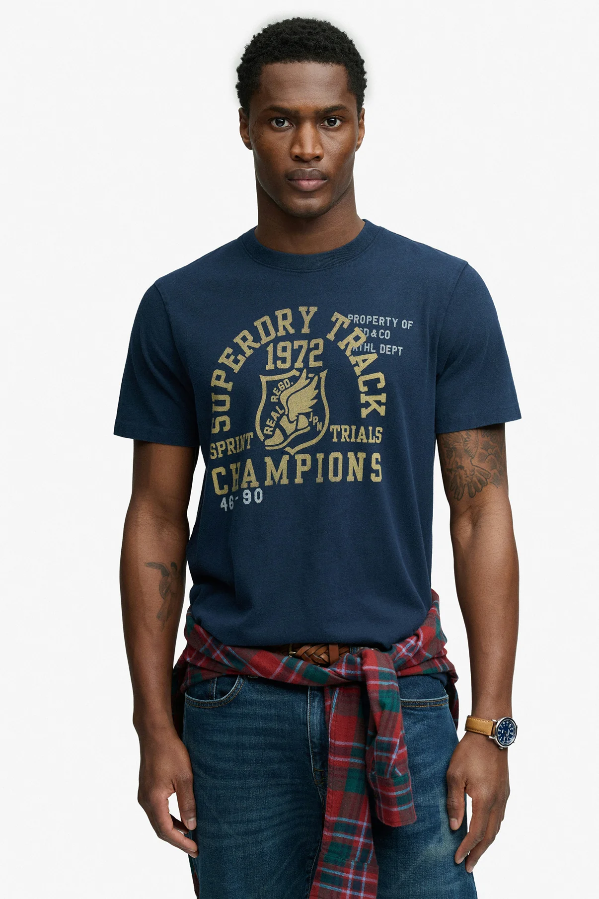 T-shirt i relaxed fit med print