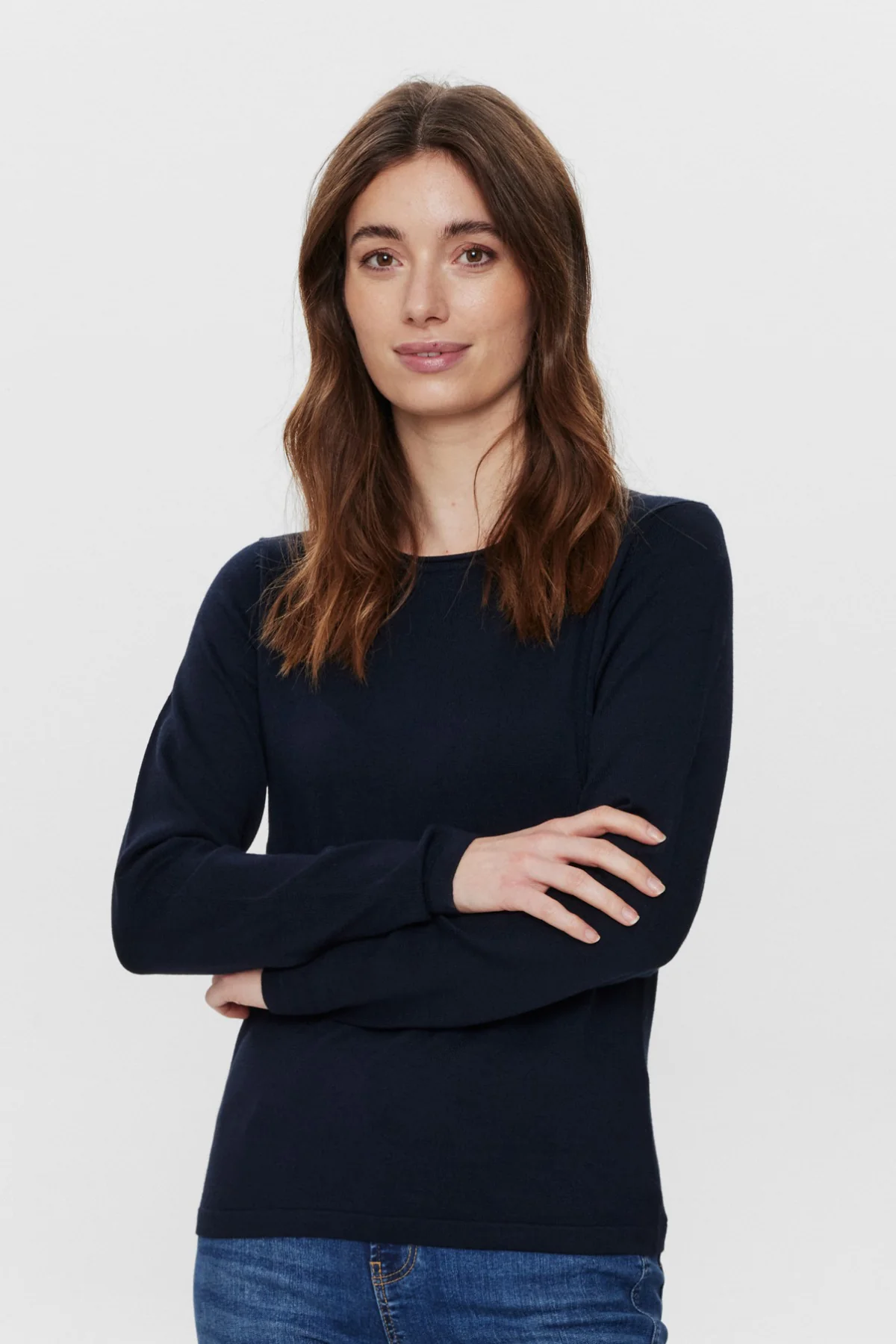 Elvira - Strik med rund hals og lange ærmer - Image 9