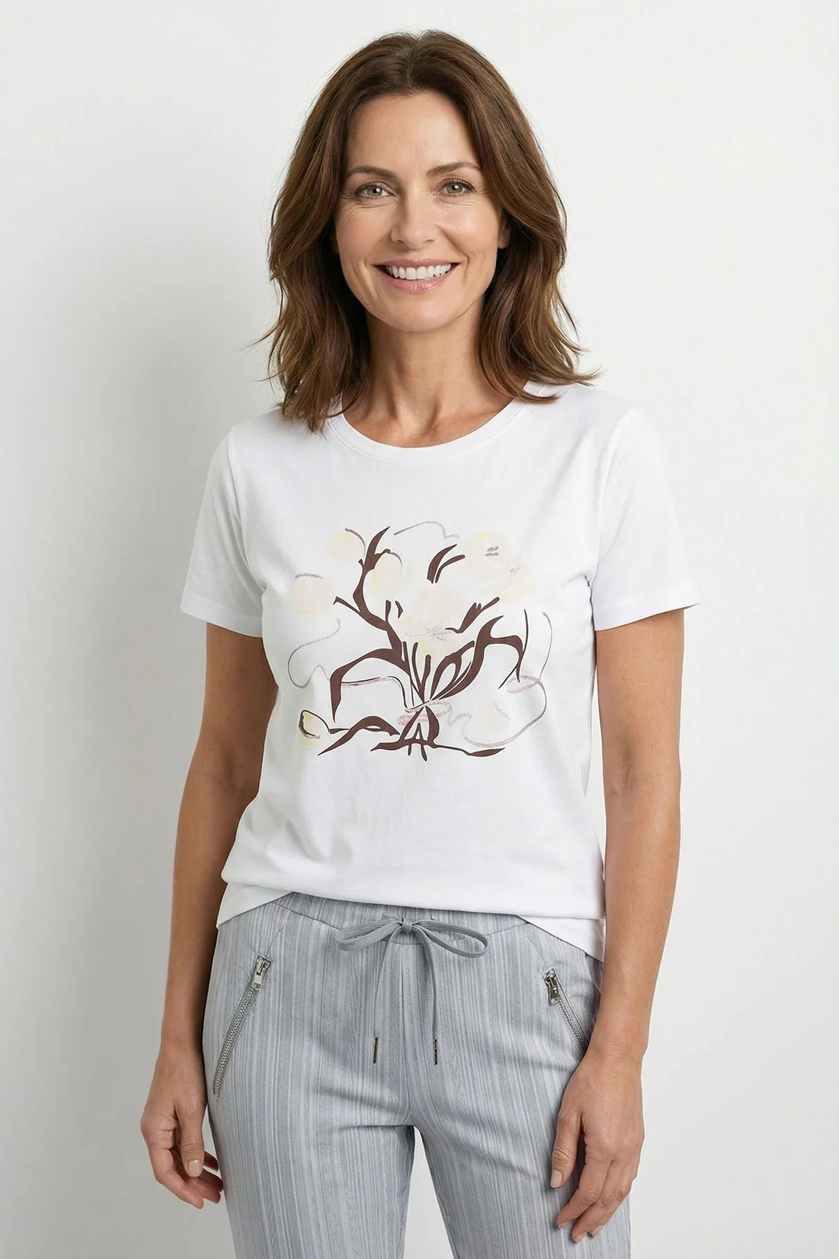 Ida - T-shirt i bomuld med detalje - Image 10