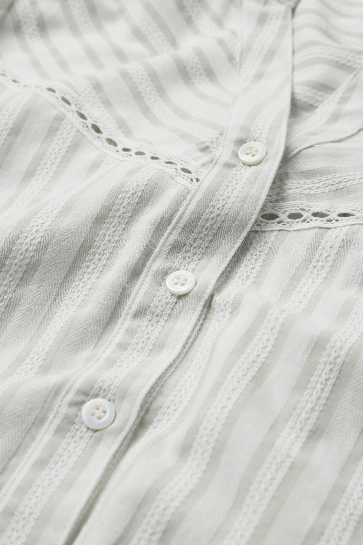Bethany - Stribet v-bluse i bomuldskvalitet - Image 8