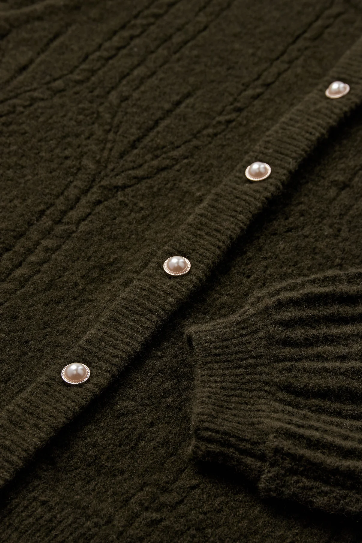 Fina - Strikket cardigan med struktur og knapper - Image 13