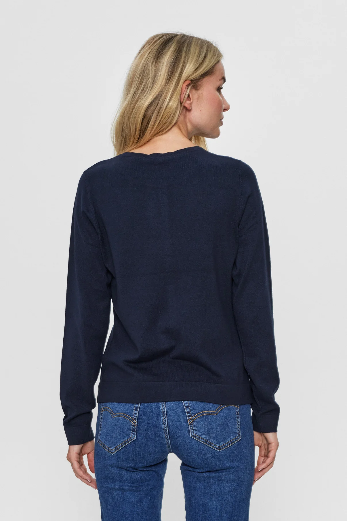 Leda - Basic cardigan med knapper - Image 3