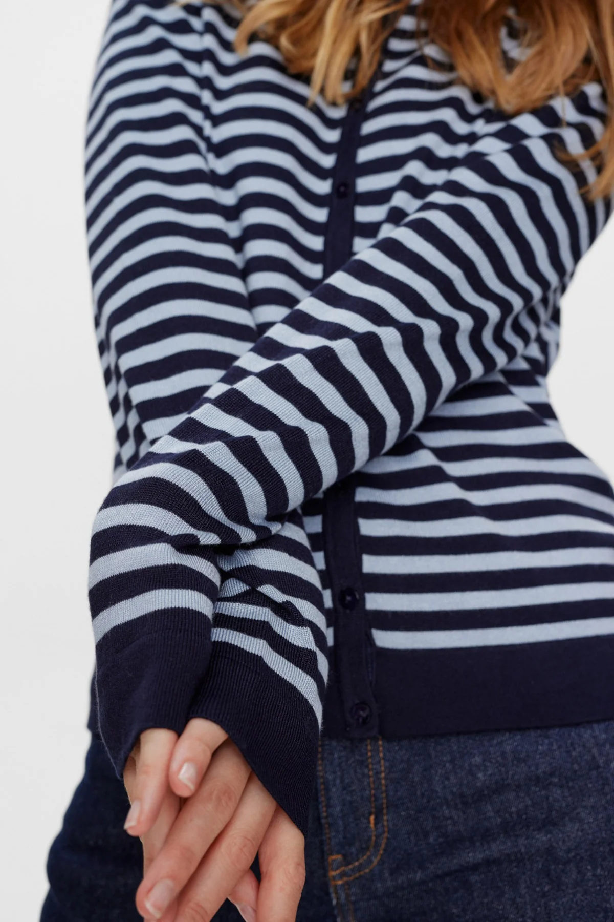 Leda 9902 - Langærmet cardigan med knapper - Image 5