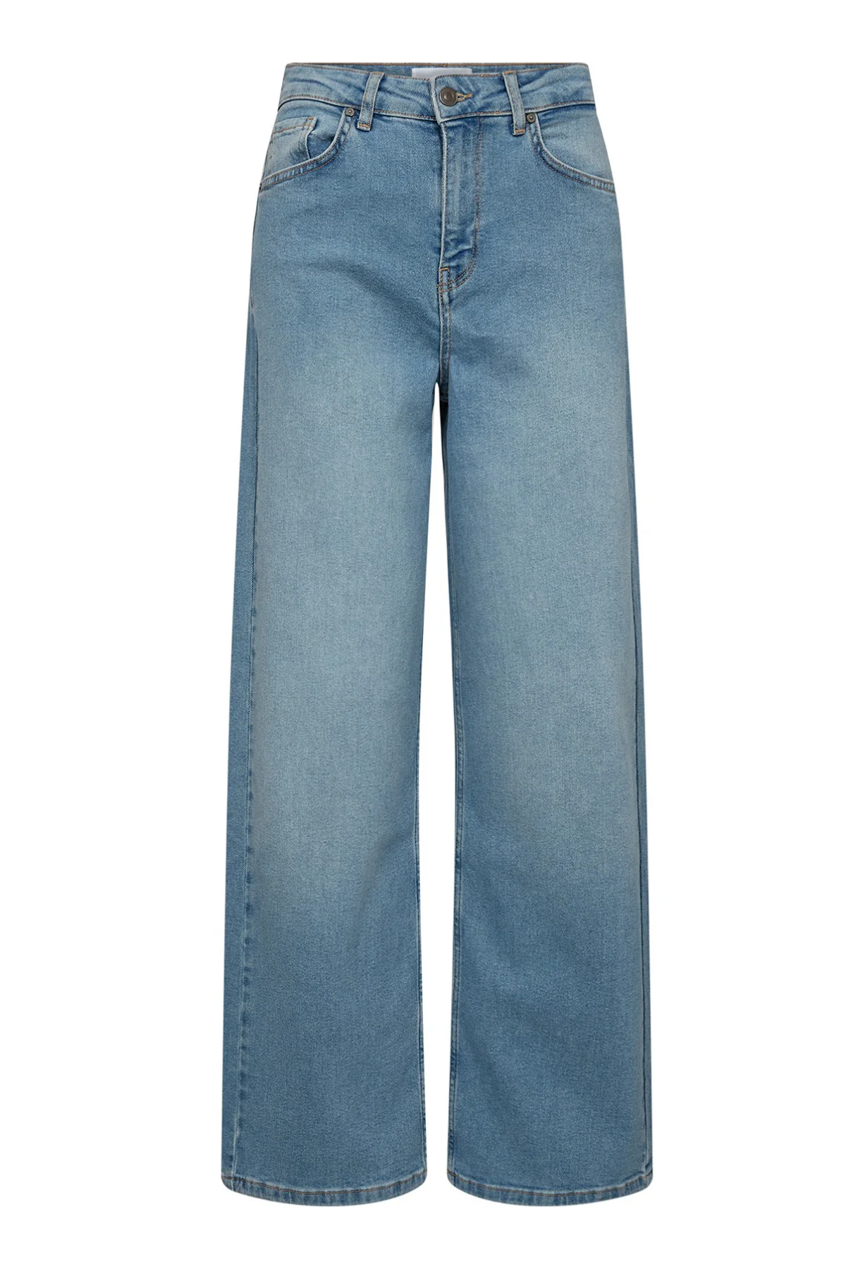 Mynthe - Strækbare denim jeans med brede ben - Image 11