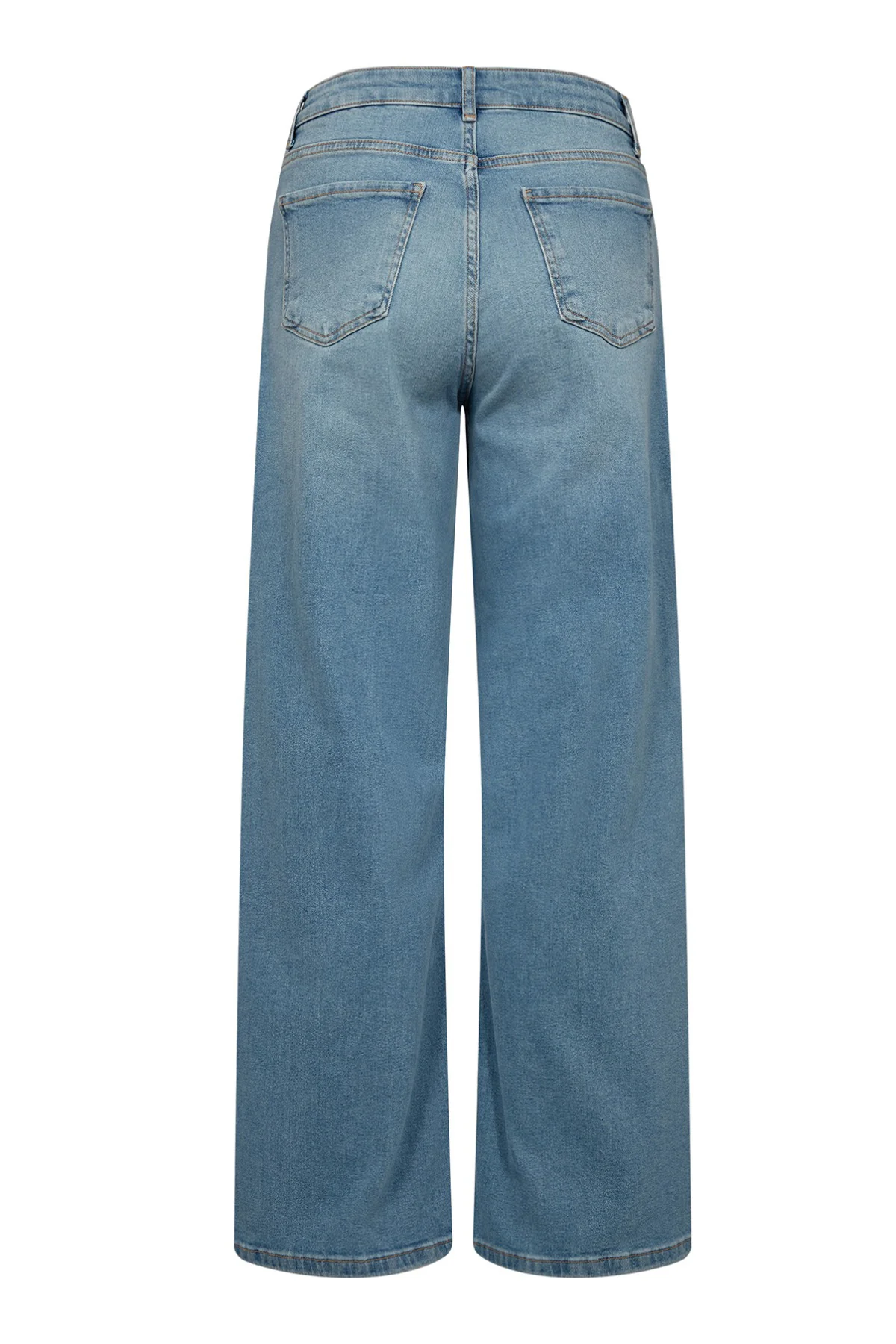Mynthe - Strækbare denim jeans med brede ben - Image 12