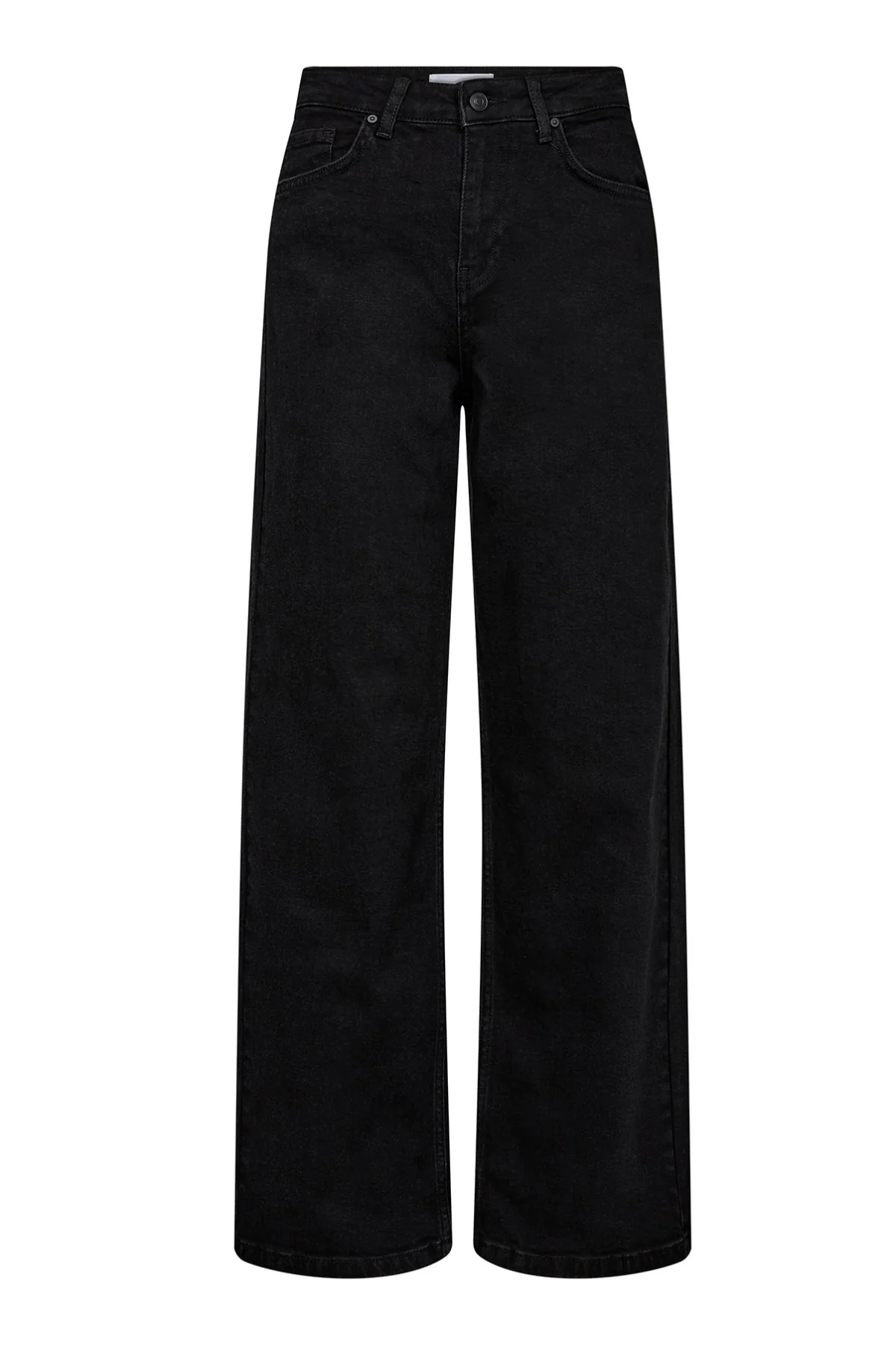 Mynthe - Strækbare denim jeans med brede ben - Image 15