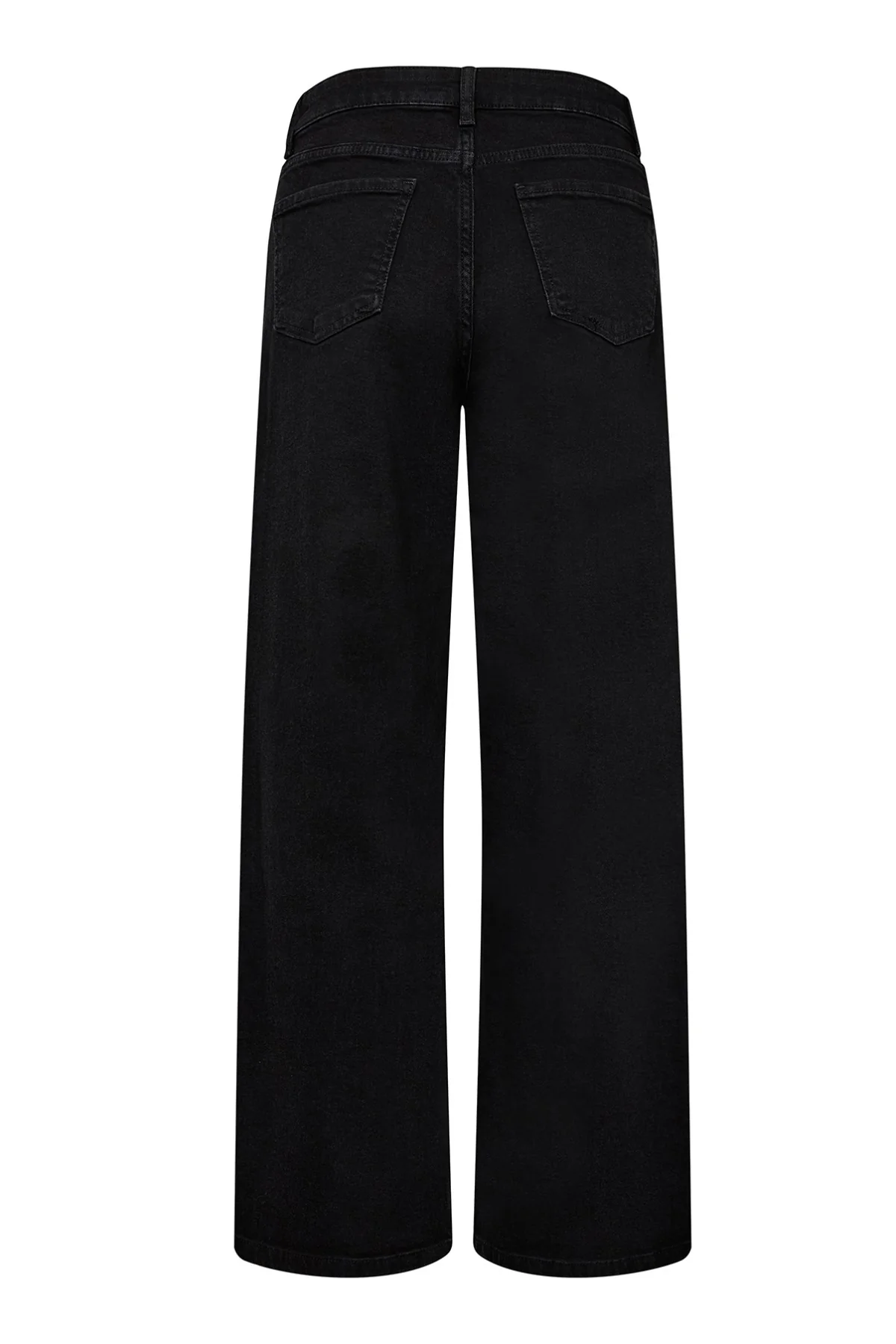 Mynthe - Strækbare denim jeans med brede ben - Image 16
