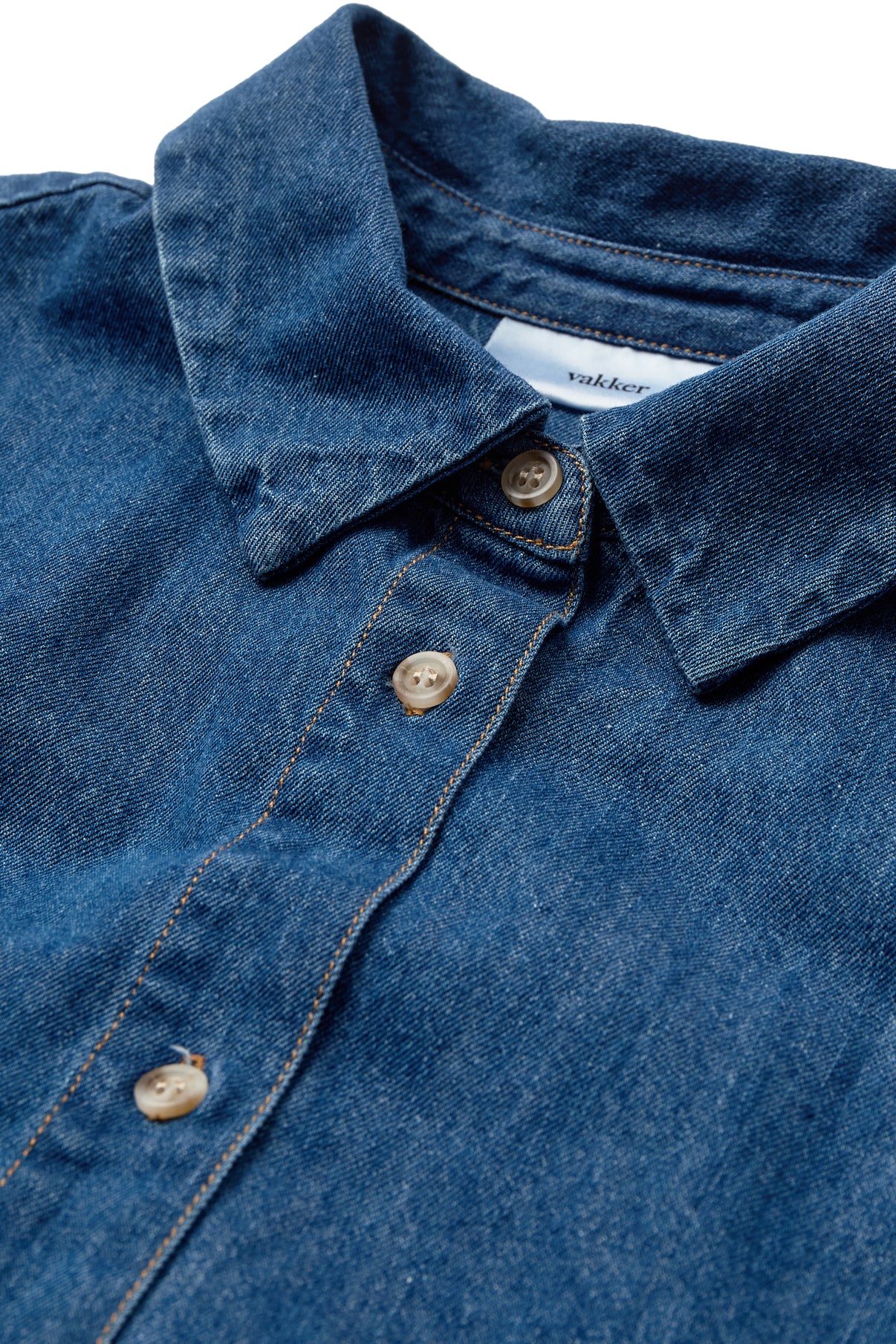 Adda - Denim skjorte med trekvartærmer - Image 7