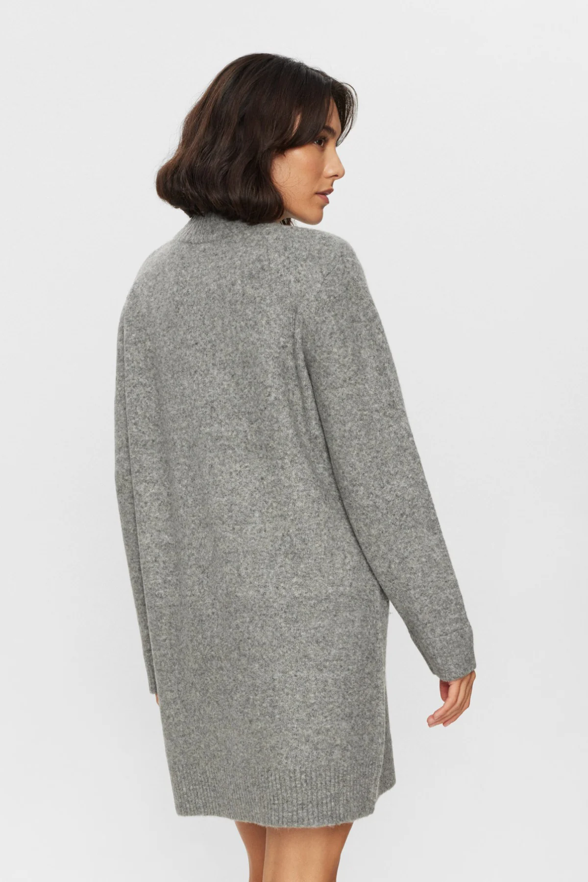 Nelia - Strikket kjole med høj hals - Image 3