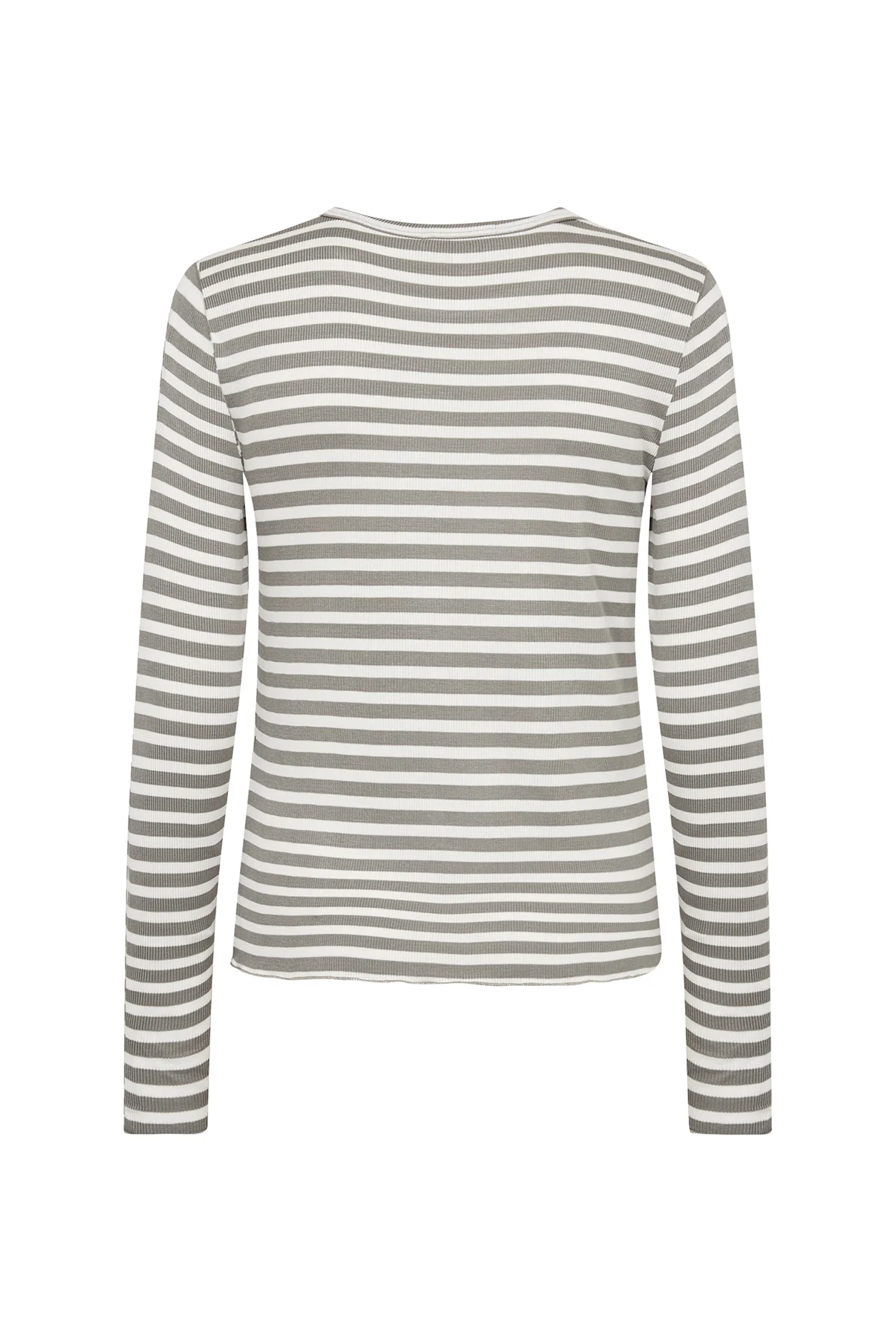Sille - Stribet langærmet t-shirt - Image 4