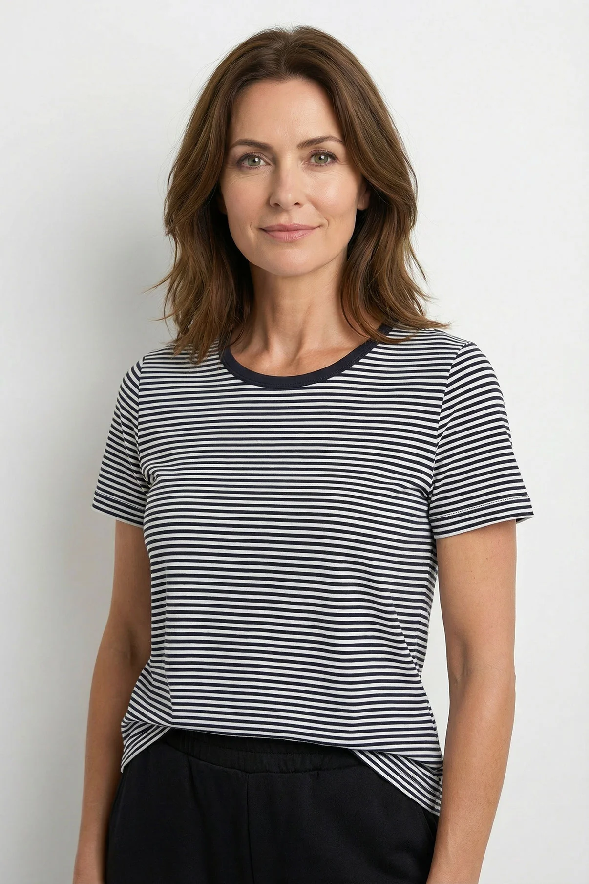 Sol - Stribet T-shirt med korte ærmer - Image 13