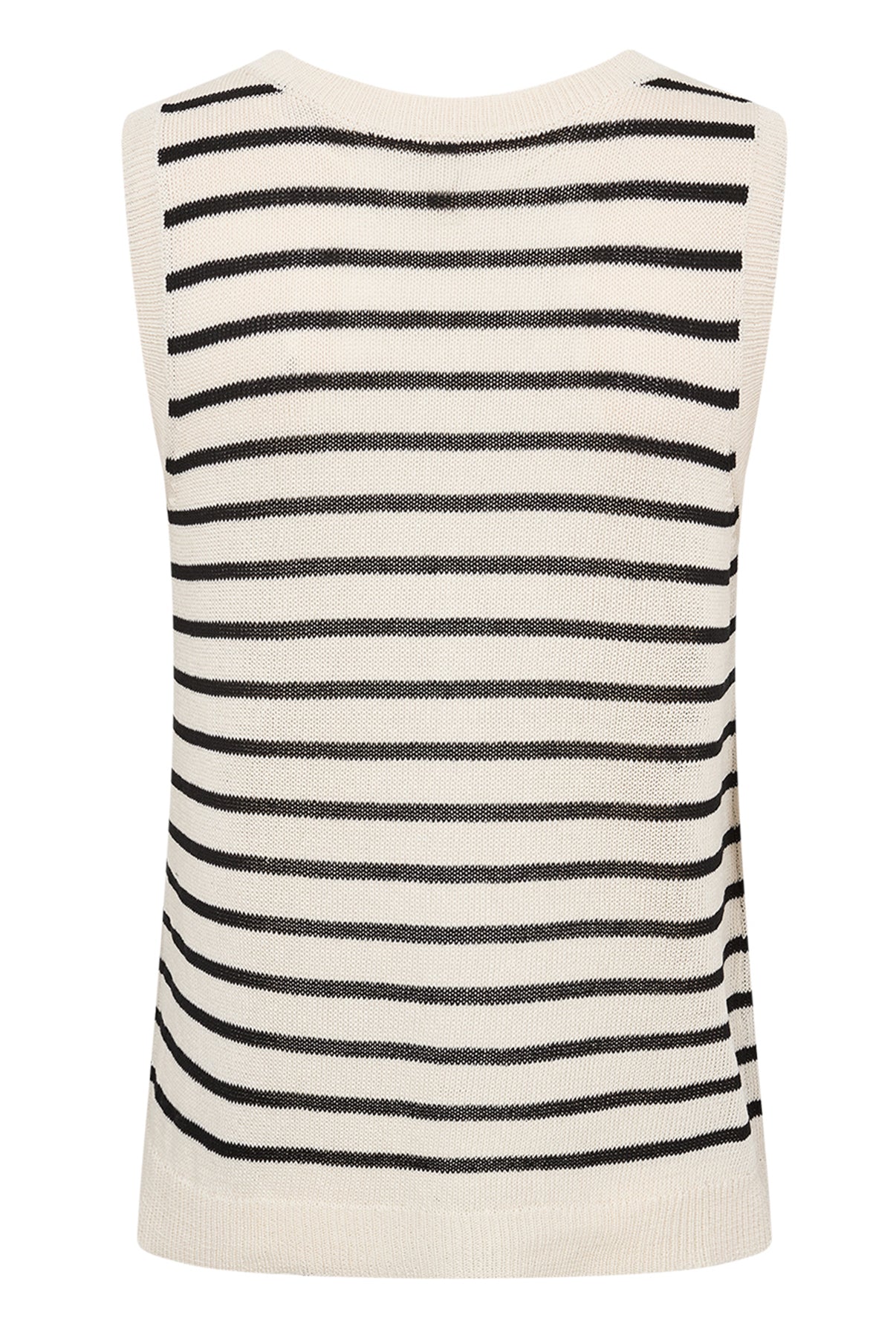 LUA - Let strikket vest med striber - Image 3