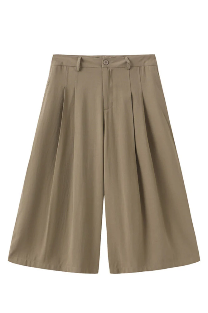 Valgerd - Lange løse shorts med læg - Image 6