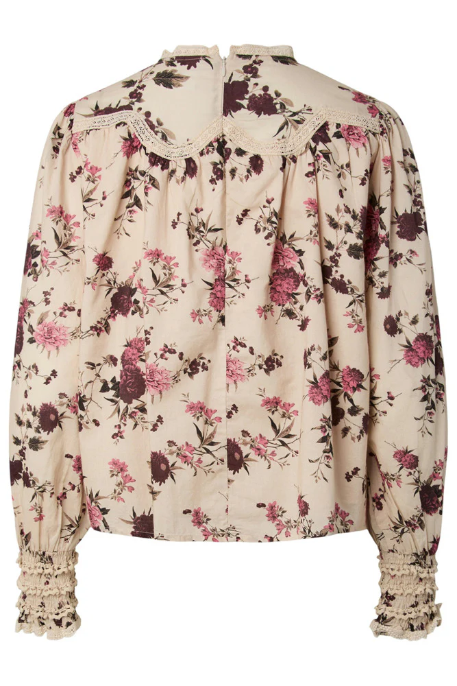 YASSILLE - Blomstret bluse med fine ærmer - Image 2